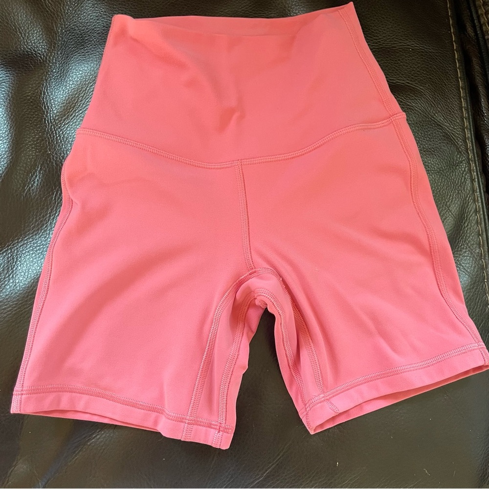Lululemon Athletica Coral Bike Shorts